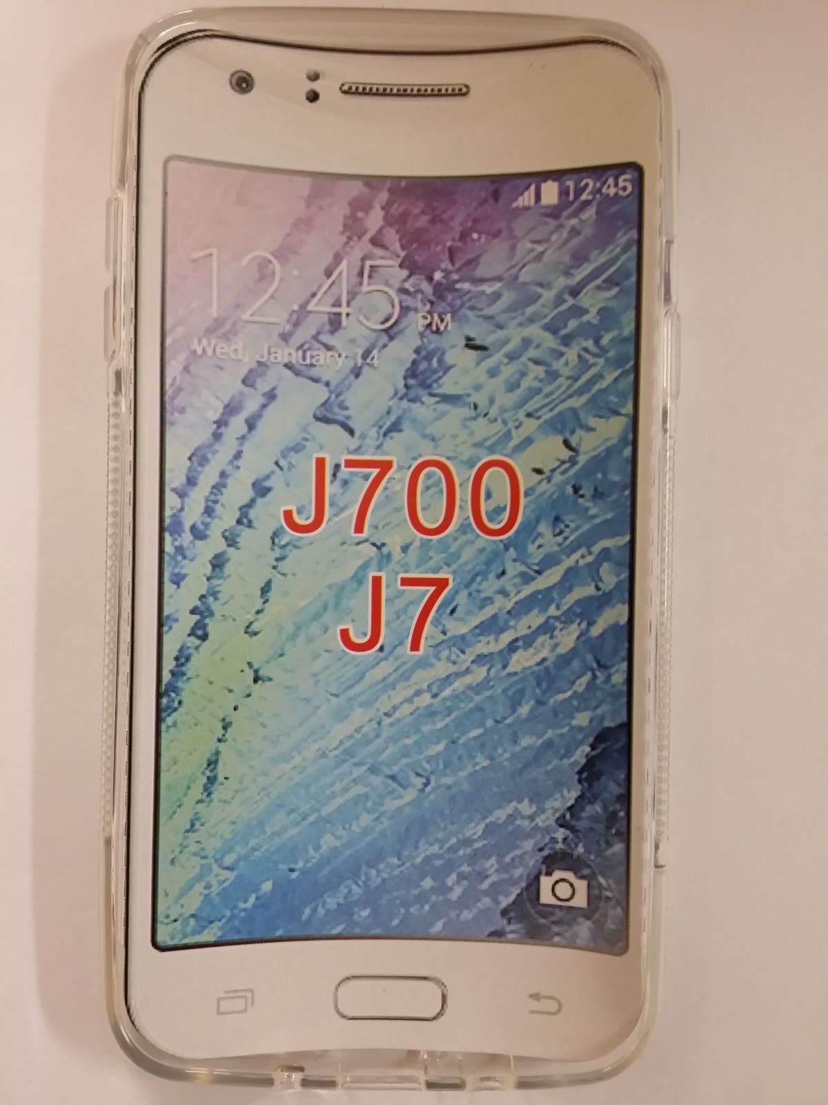 Pouzdro ForCell Lux S pro Samsung Galaxy J7/J700 čiré