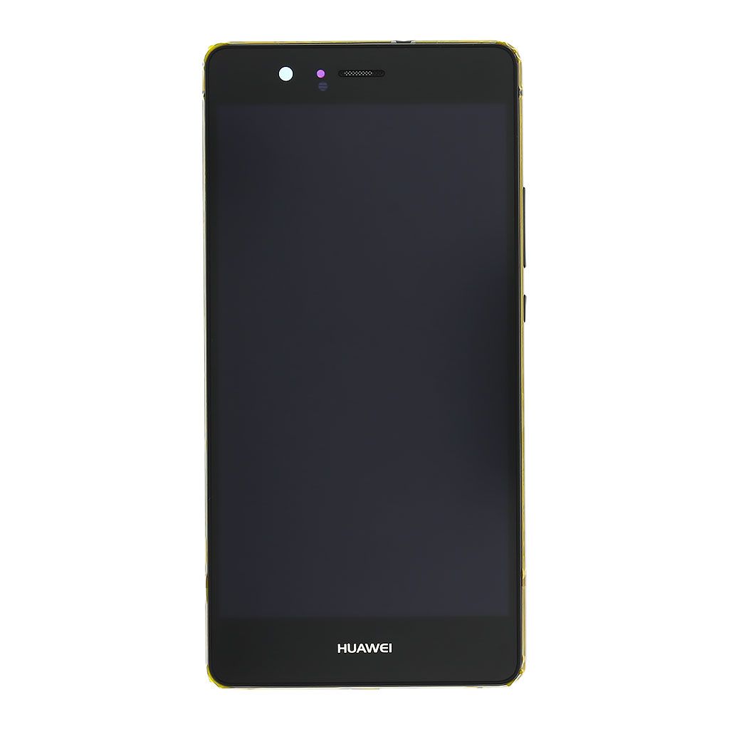 Huawei P9 Lite LCD Display + Dotyková Deska + Přední Kryt Black OEM