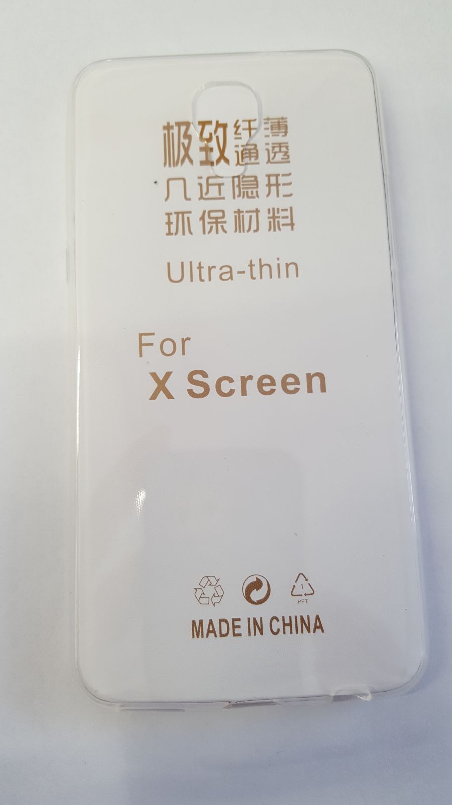 Pouzdro Back Case Ultra Slim 0,3mm LG X screen/K500N transparentní ForCell