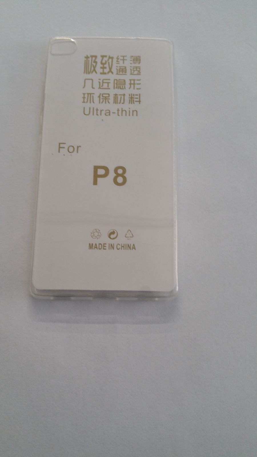 Pouzdro Back Case Ultra Slim 0,3mm Huawei P8 transparentní ForCell