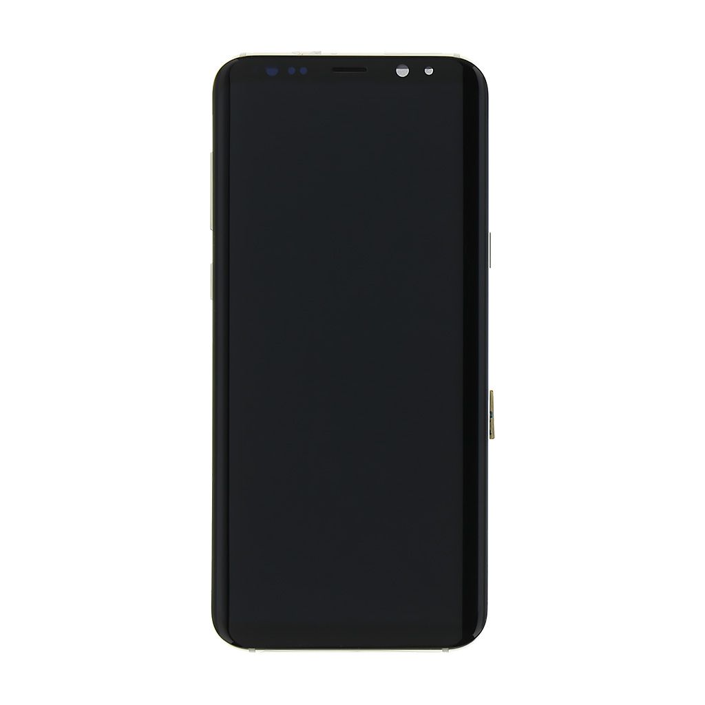 LCD display + Dotyková Deska + Přední Kryt Samsung G955 Galaxy S8 Plus Gold (Service Pack) - originál