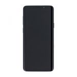LCD display + Dotyková Deska + Přední Kryt Samsung G965 Galaxy S9 Plus Black (Service Pack) - originál