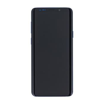 LCD Display + Dotyková Deska + Přední Kryt Samsung G965 Galaxy S9 Plus Blue (Service Pack) - Originál