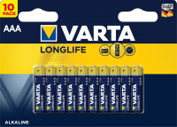 Varta Longlife AAA Baterie 10ks (EU Blister)
