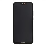 Huawei  P20 Lite LCD Display + Dotyková Deska + Přední Kryt Black