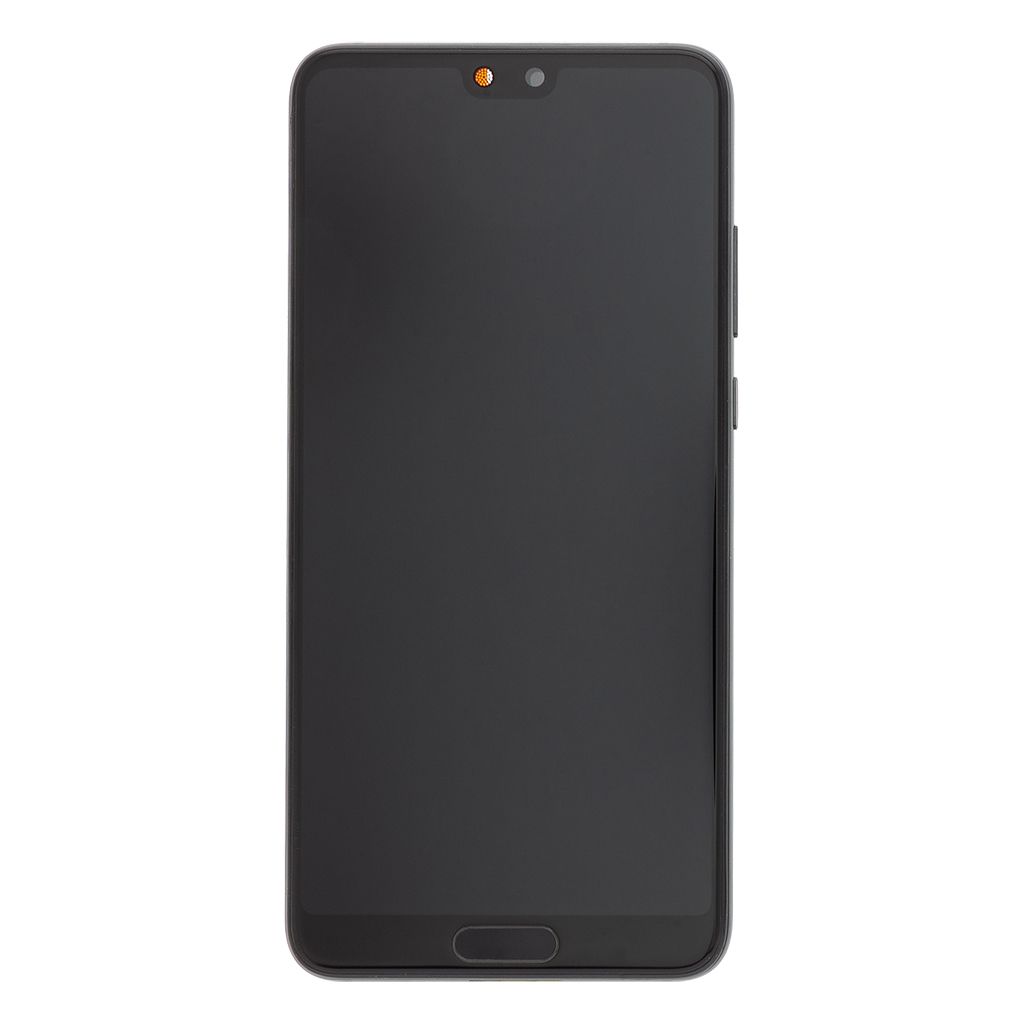 LCD Display + Dotyková Deska + Přední Kryt Huawei P20 Black OEM