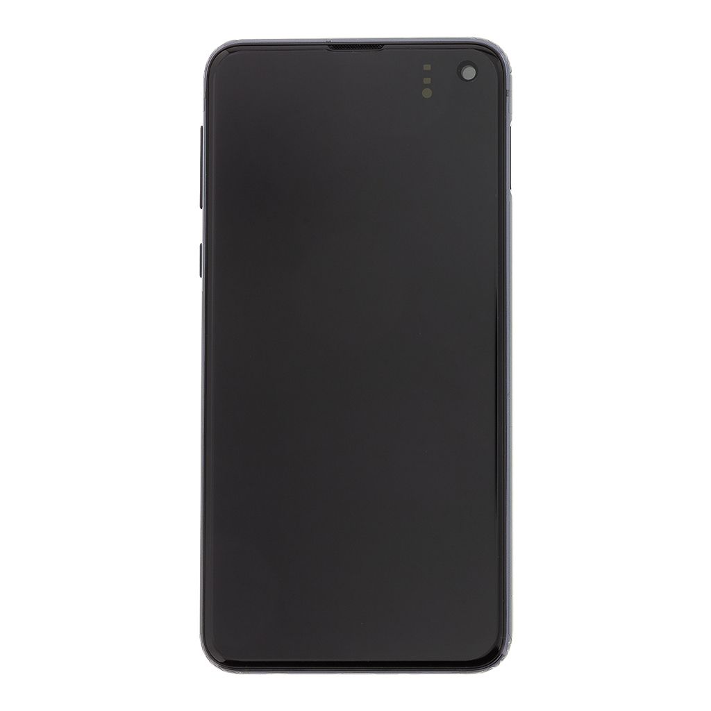 LCD Display + Dotyková Deska + Přední Kryt Samsung Galaxy S10e G970 Black (Service Pack) - Originál