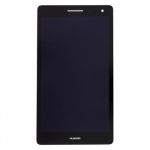 Huawei Mediapad T3 7 3G - BG2-W09 LCD Display + Dotyková Deska + Přední Kryt Black (Service Pack) - Originál