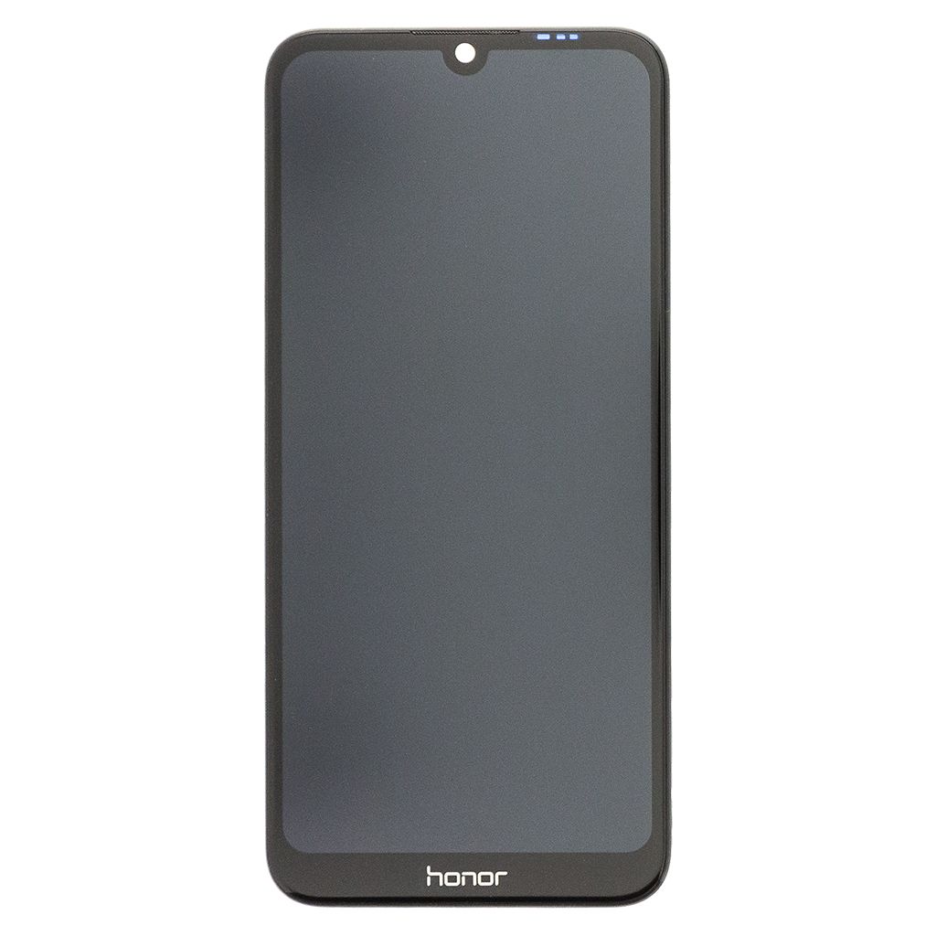 Honor 8A LCD Display + Dotyková Deska + Přední Kryt Black OEM