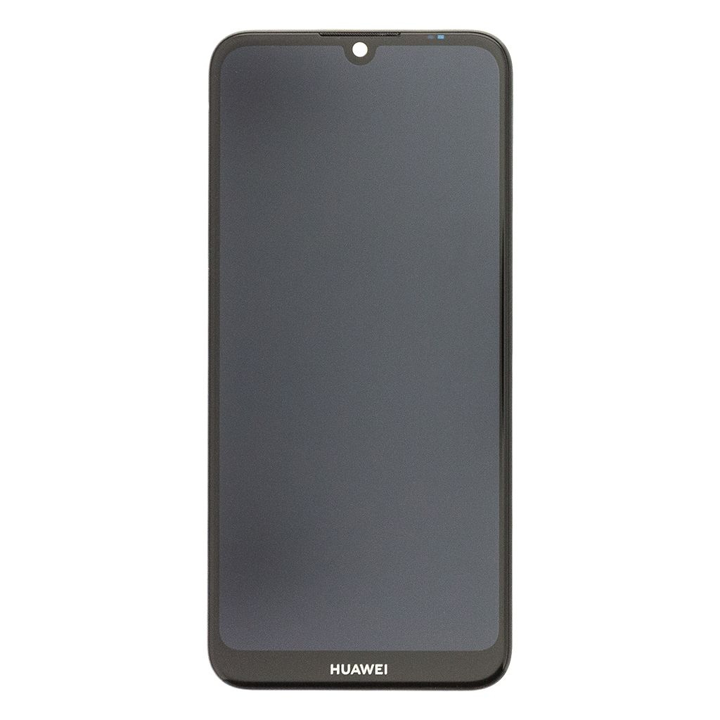 Huawei Y6 2019 LCD Display + Dotyková Deska + Přední Kryt Black OEM