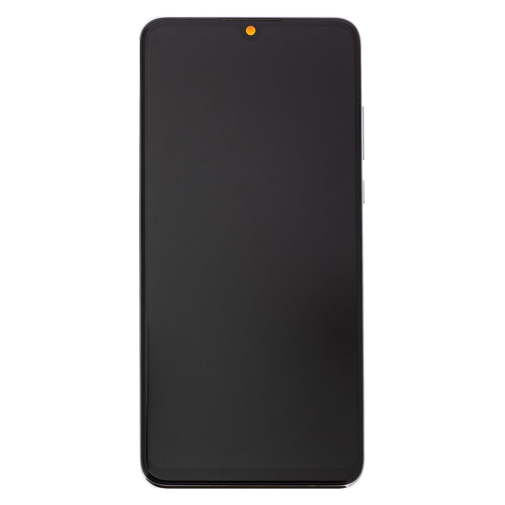 Huawei P30 Lite LCD Display + Dotyková Deska + Přední Kryt White (pro 48MP foto) (Service Pack) - Originál