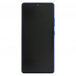 LCD Display + Dotyková Deska + Přední Kryt Samsung G770F Galaxy S10 Lite Blue (Service Pack) - Originál