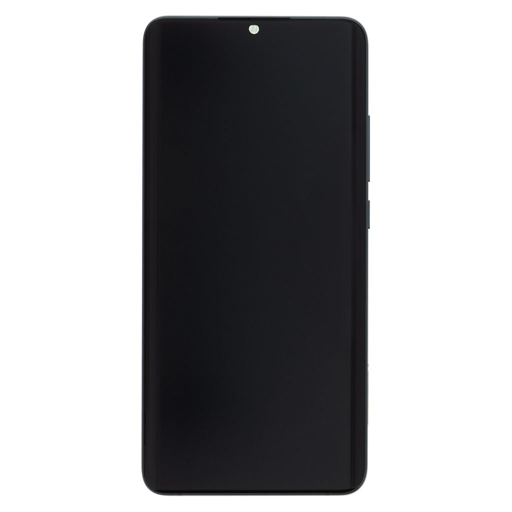 LCD Display + Dotyková Deska + Přední Kryt pro Xiaomi Mi Note10 Black (Service Pack)