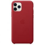 MWYF2ZM/A Apple Kožený Kryt pro iPhone 11 Pro Red (EU Blister)