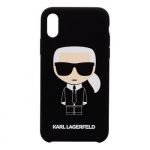 KLHCPXSLFKBK Karl Lagerfeld Full Body Iconic Hard Case pro iPhone X/XS Black