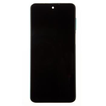 LCD Display + Dotyková Deska + Přední Kryt pro Xiaomi Redmi Note 9S Blue (Service Pack) - Originál