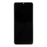 LCD Display + Dotyková Deska + Přední Kryt Huawei Y6p Black (Servis Pack) - Originál