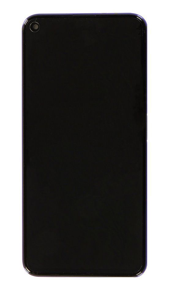 Huawei Nova 5T LCD Display + Dotyková Deska + Přední Kryt Purple (Service Pack) - Originál