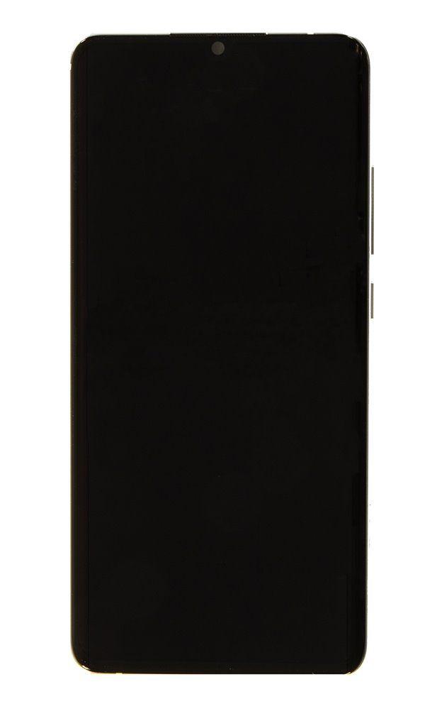 LCD Display + Dotyková Deska + Přední Kryt pro Xiaomi Mi Note 10 Lite Glacier White (Service Pack) - Originál