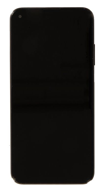 Huawei P40 Lite E LCD Display + Dotyková Deska + Přední Kryt Midnight Black OEM