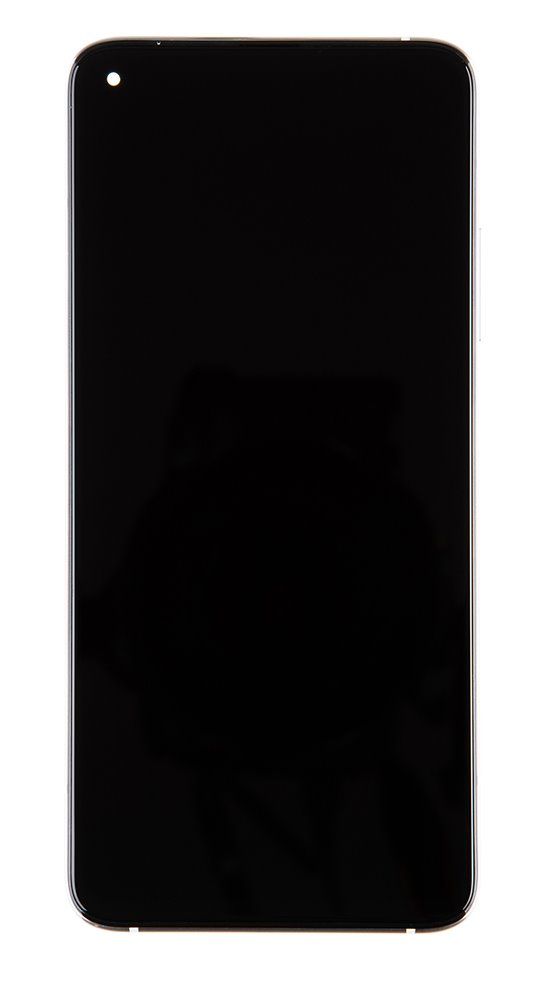 LCD Display + Dotyková Deska + Přední Kryt pro Xiaomi Mi 10T/Mi 10T Pro Silver (Service Pack) - Originál