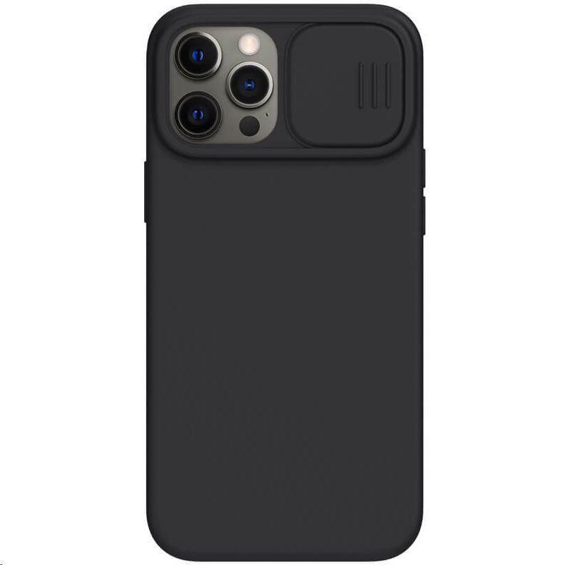 Nillkin CamShield Silky Magnetic Silikonový Kryt pro iPhone 12 Pro Max 6.7 Black