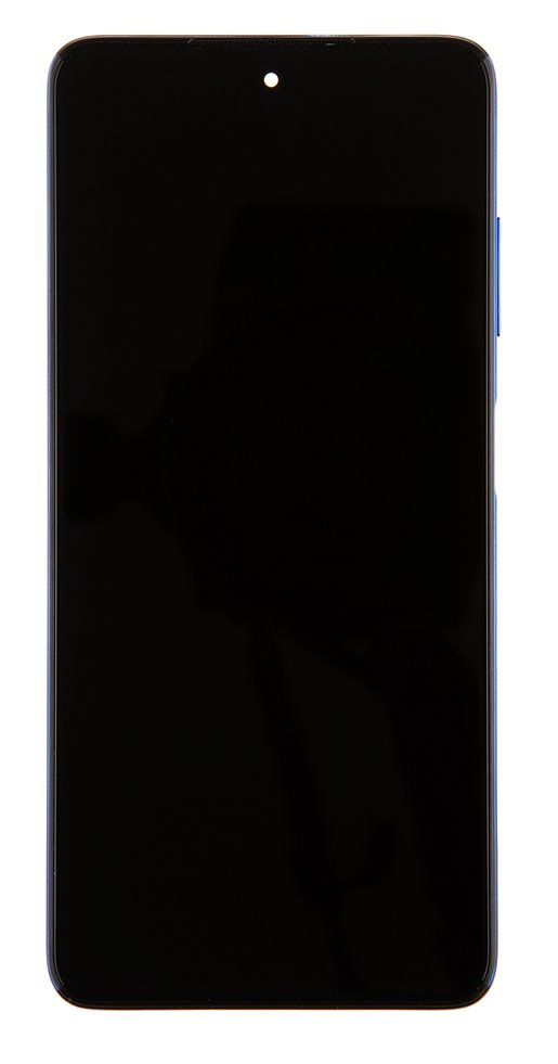 LCD Display + Dotyková Deska + Přední Kryt pro Xiaomi Mi 10T Lite Atlantic Blue OEM