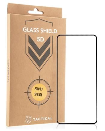 Tactical Glass Shield 5D sklo pro Poco F3 Black 8596311149047