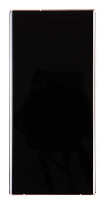 LCD Display + Dotyková Deska + Přední Kryt Samsung N986 Galaxy Note 20 Ultra White (Service Pack) - Originál