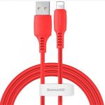 Baseus CALDC-09 Colorful Lightning USB Cable 2.4A 1.2m Red