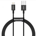 Baseus CALYS-A01 Superior Lightning USB Fast Charge Cable 2.4A 1m Black