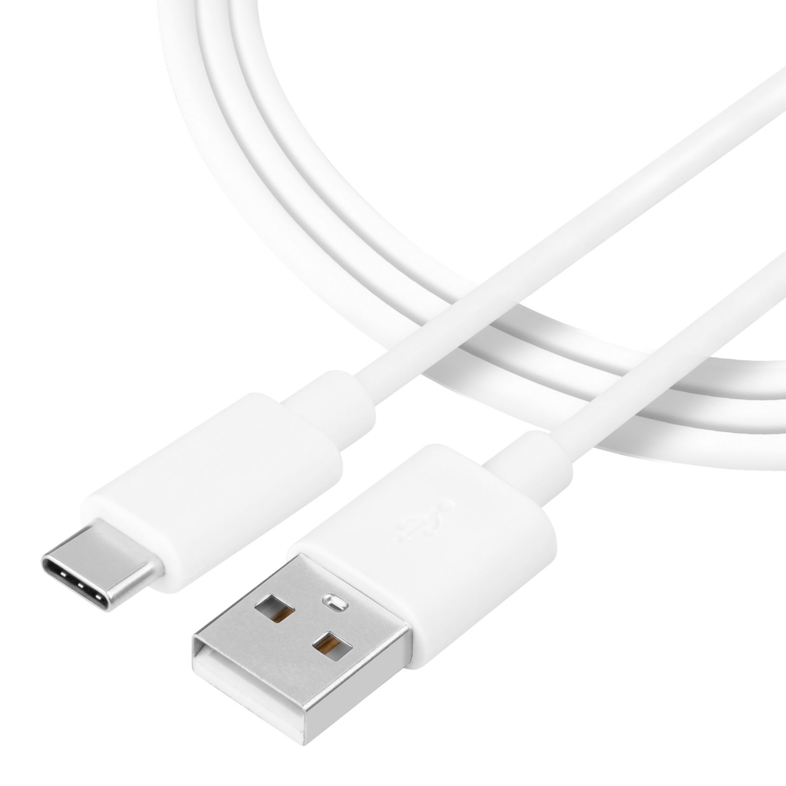 Tactical 001 Smooth Thread Cable USB-A/USB-C 0.3m White