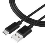 Tactical 004 Smooth Thread Cable USB-A/USB-C 0.3m Black