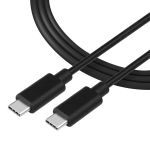 Tactical 010 Smooth Thread Cable USB-C/USB-C  0.3m Black