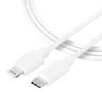 Tactical 016 Smooth Thread Cable USB-C/Lightning 0.3m White