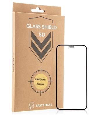 Tactical Glass Shield 5D AntiBlue sklo pro Apple iPhone 12 Mini Black 8596311158025