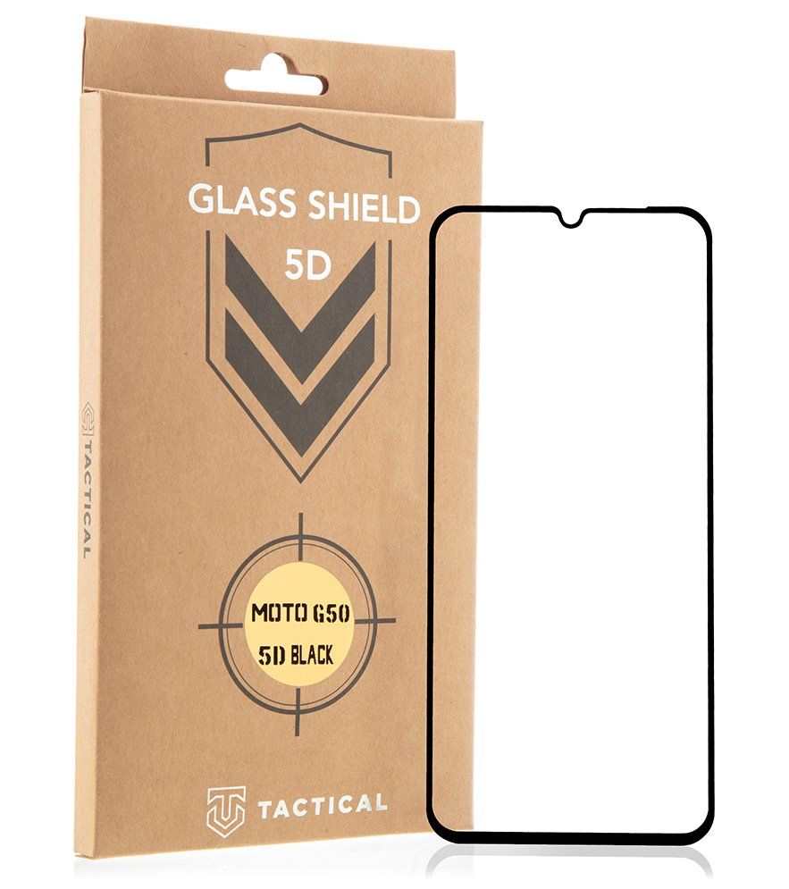 Tactical Glass Shield 5D sklo pro Motorola G50 Black 8596311152030