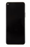 Huawei P40 Lite 5G LCD Display + Dotyková Deska + Přední Kryt Black (Service Pack) - Originál