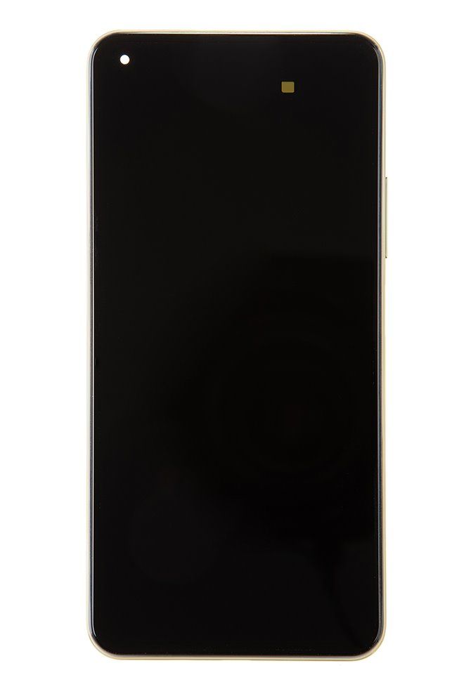 LCD Display + Dotyková Deska + Přední Kryt pro Xiaomi Mi 11 Lite 5G Yellow (Service Pack) - Originál