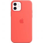 MHL03ZM/A Apple Silikonový Kryt vč. Magsafe pro iPhone 12/12 Pro Pink Citrus