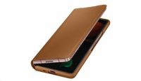 EF-FF916LAE Samsung Kožený Flip Kryt pro Galaxy Z Fold 2 Brown