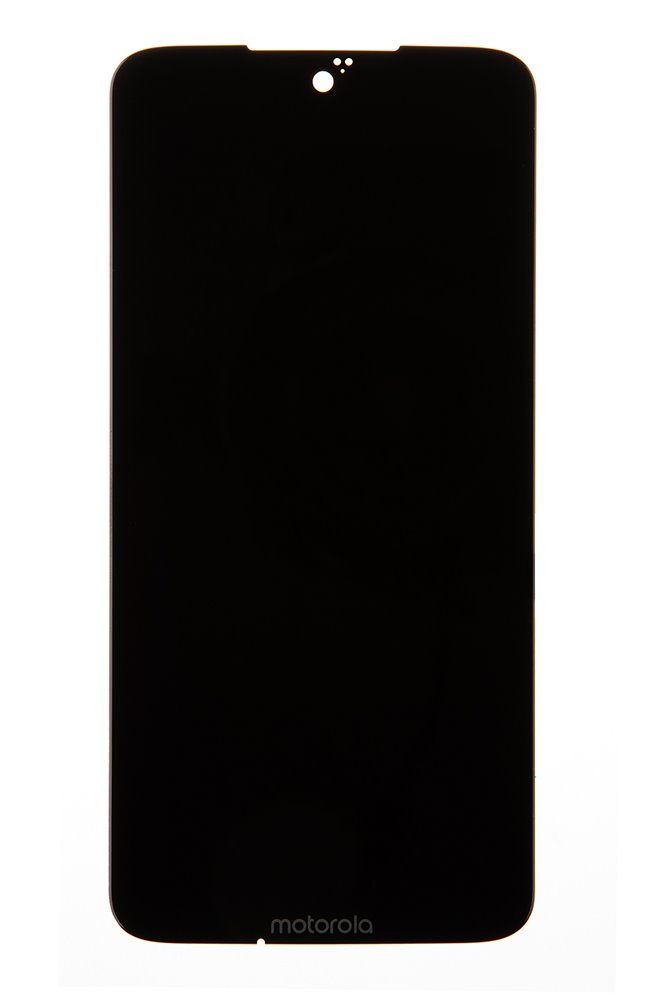 LCD Display + Dotyková Deska + Přední Kryt Motorola G7/G7 Plus Black (Service Pack) - Originál