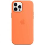 MHL83ZM/A Apple Silikonový kryt vč. Magsafe pro iPhone 12 Pro Max Orange Kumquat