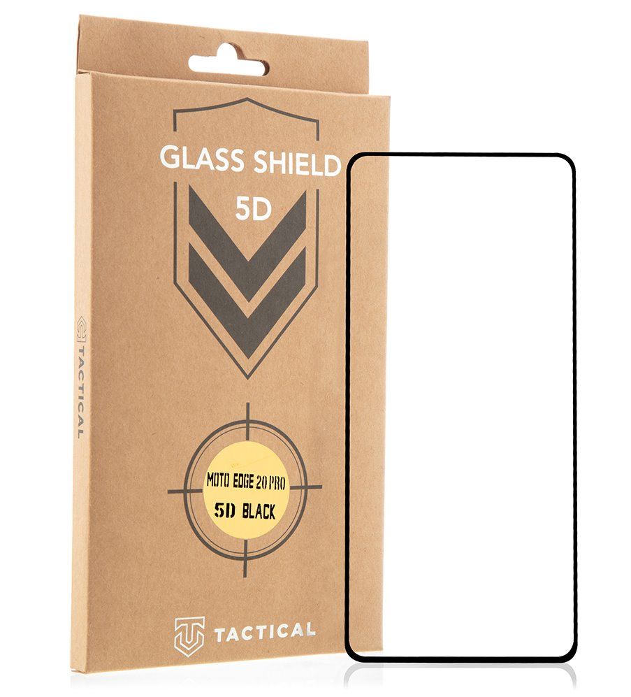 Tactical Glass Shield 5D sklo pro Motorola Edge 20 Pro Black 8596311163142