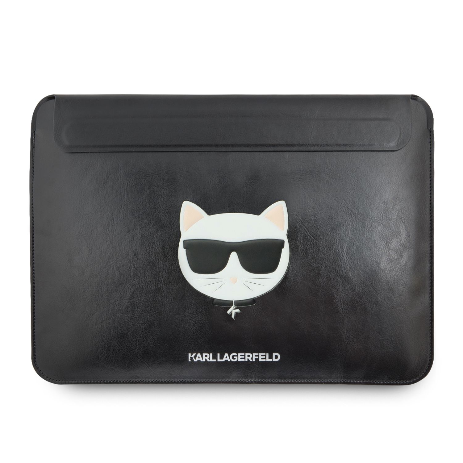 KLCS14CHBK Karl Lagerfeld Choupette Head Embossed Computer Sleeve 13/14" Black