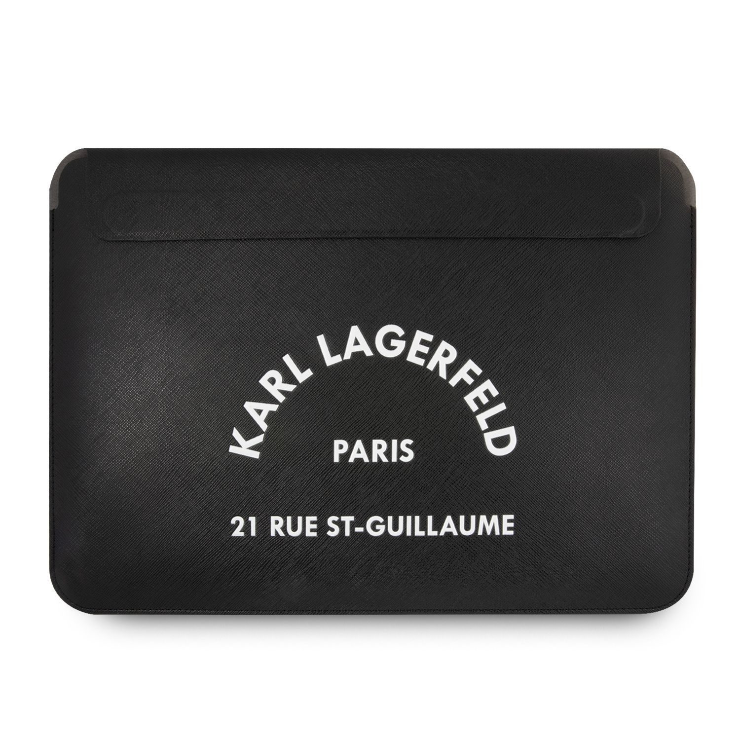 KLCS14RSGSFBK Karl Lagerfeld Saffiano RSG Embossed Computer Sleeve 13/14" Black
