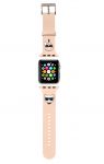 KLAWLSLCKP Karl Lagerfeld Karl and Choupette Řemínek pro Apple Watch 42/44mm Pink
