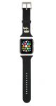 KLAWLSLKK Karl Lagerfeld Karl Head Řemínek pro Apple Watch 42/44mm Black
