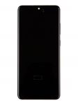 LCD Display + Dotyková Deska + Přední Kryt Samsung G988 Galaxy S20 Ultra Cosmic Black (Service Pack) - Originál