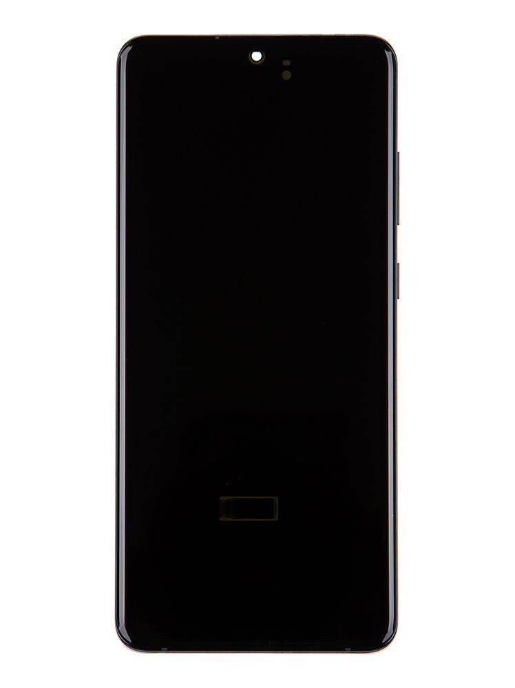 LCD Display + Dotyková Deska + Přední Kryt Samsung G988 Galaxy S20 Ultra Cosmic Black (Service Pack) - Originál